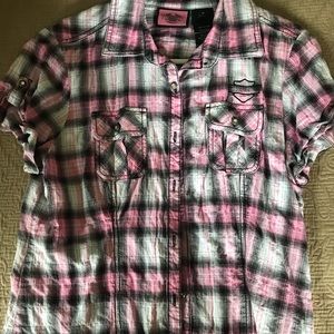 Harley Davidson button down